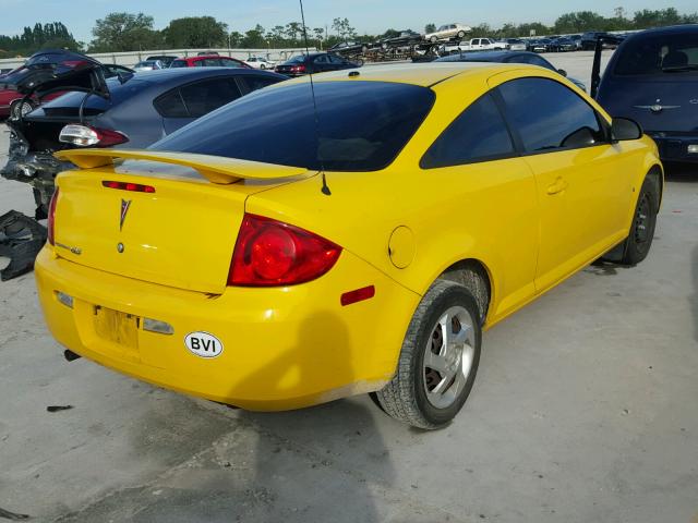 1G2AL18F587205654 - 2008 PONTIAC G5 YELLOW photo 4