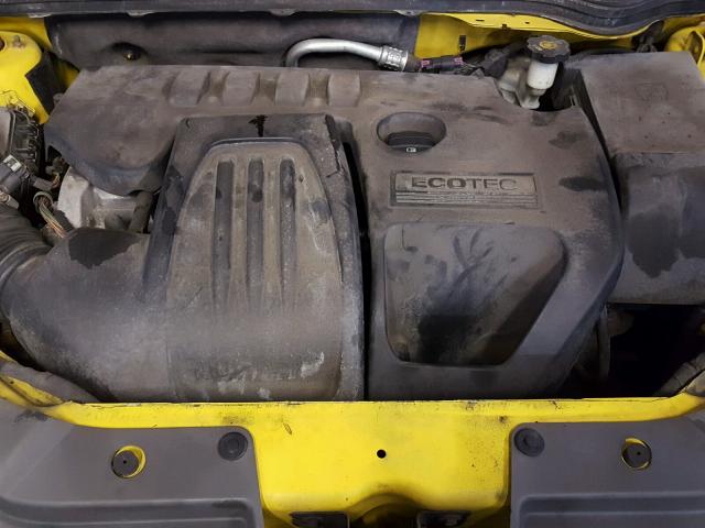 1G1AK15FX77170734 - 2007 CHEVROLET COBALT LS YELLOW photo 7