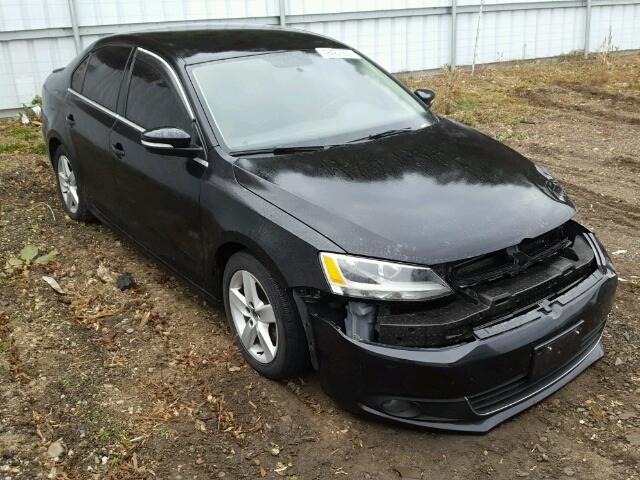 3VWDL7AJ3BM057816 - 2011 VOLKSWAGEN JETTA TDI BLACK photo 1