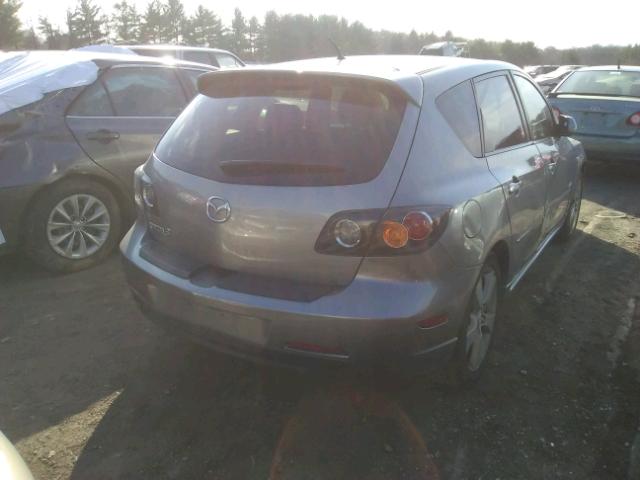 JM1BK143561528763 - 2006 MAZDA 3 HATCHBAC GRAY photo 4