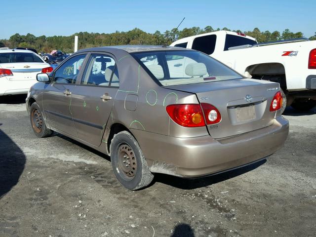 1NXBR32E44Z204982 - 2004 TOYOTA COROLLA CE GOLD photo 3