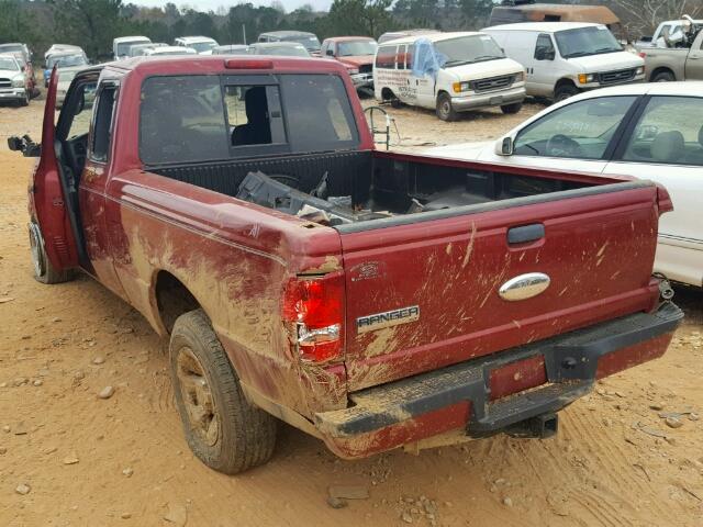 1FTKR1ED5BPA89297 - 2011 FORD RANGER SUP RED photo 3