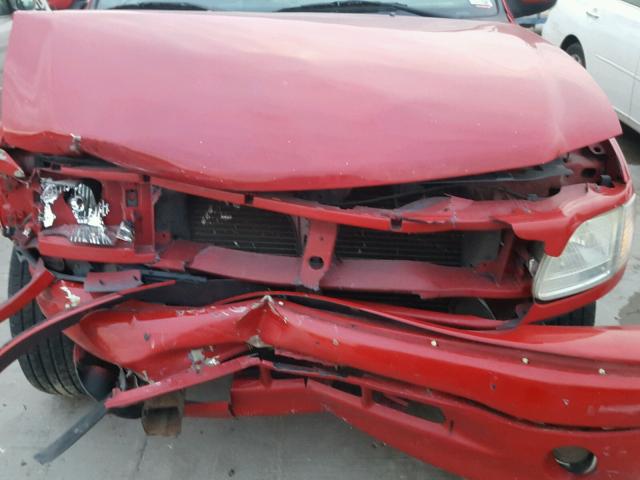 2FTRX07203CB09243 - 2003 FORD F150 RED photo 7