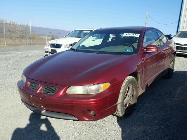 1G2WP12K41F269325 - 2001 PONTIAC GRAND PRIX MAROON photo 2