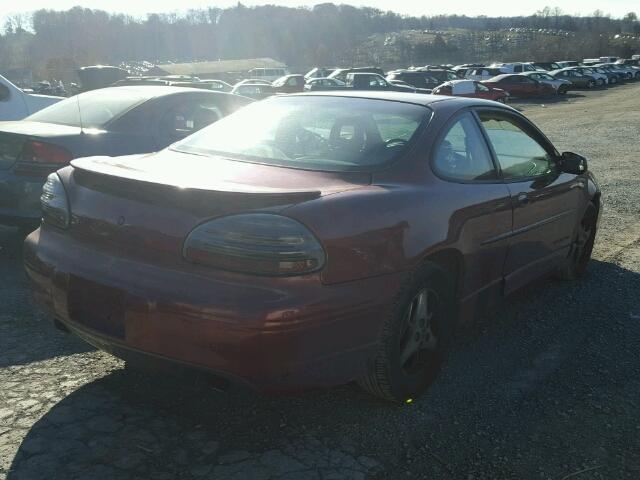 1G2WP12K41F269325 - 2001 PONTIAC GRAND PRIX MAROON photo 4