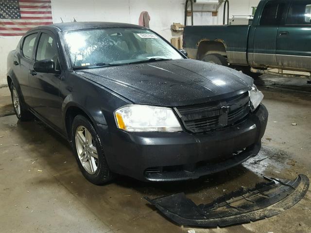 1B3CC1FB5AN211980 - 2010 DODGE AVENGER EX BLACK photo 1