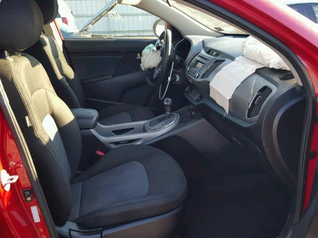 KNDPBCAC1F7763616 - 2015 KIA SPORTAGE L RED photo 5