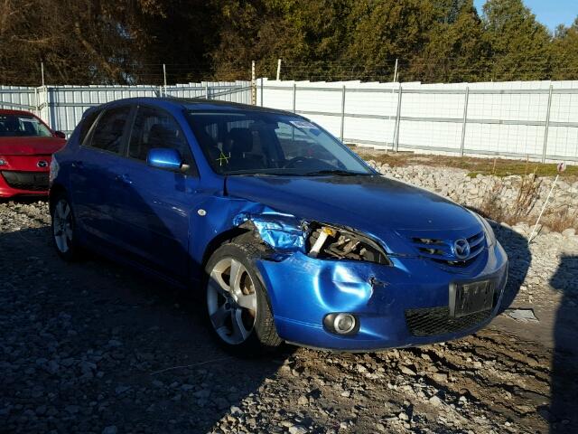 JM1BK143X61527740 - 2006 MAZDA 3 HATCHBAC BLUE photo 1