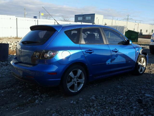 JM1BK143X61527740 - 2006 MAZDA 3 HATCHBAC BLUE photo 4