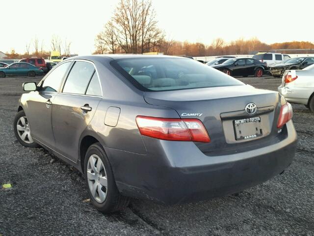 4T4BE46K29R072271 - 2009 TOYOTA CAMRY BASE GRAY photo 3