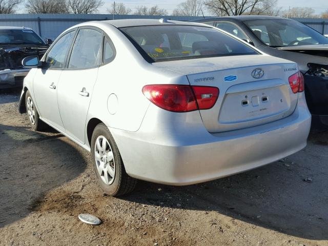 KMHDU46D87U176137 - 2007 HYUNDAI ELANTRA GL GRAY photo 3