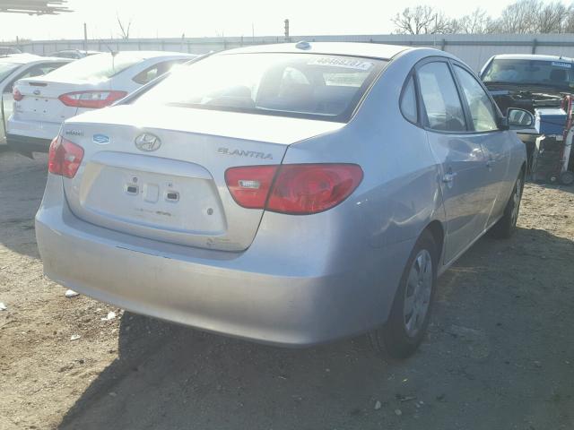 KMHDU46D87U176137 - 2007 HYUNDAI ELANTRA GL GRAY photo 4