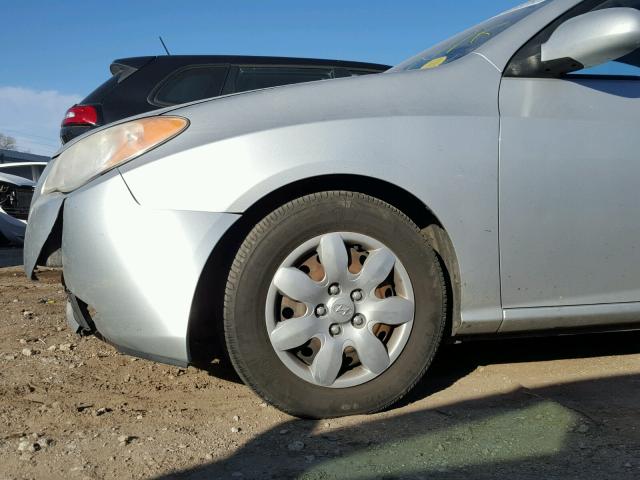 KMHDU46D87U176137 - 2007 HYUNDAI ELANTRA GL GRAY photo 9