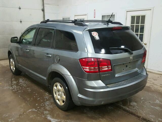 3D4PG4FB4AT180133 - 2010 DODGE JOURNEY SE GRAY photo 3