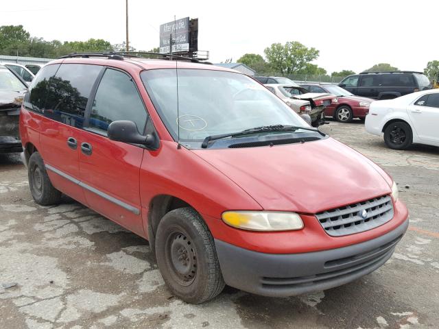 2P4FP25BXYR514270 - 2000 PLYMOUTH VOYAGER RED photo 1