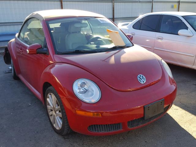 3VWRG31Y49M403480 - 2009 VOLKSWAGEN NEW BEETLE Qırmızı foto 1