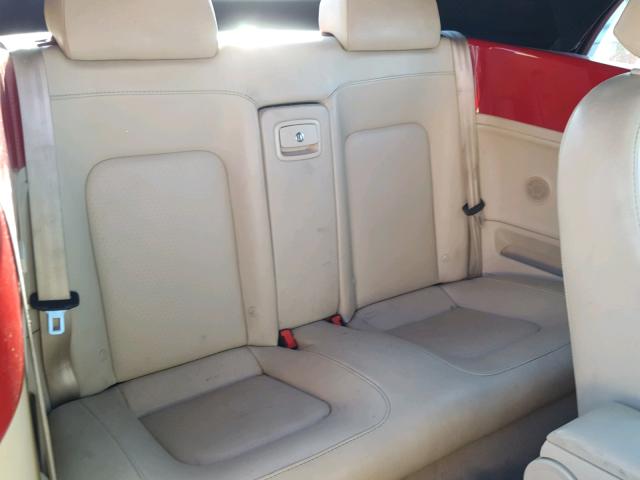 3VWRG31Y49M403480 - 2009 VOLKSWAGEN NEW BEETLE Qırmızı foto 6