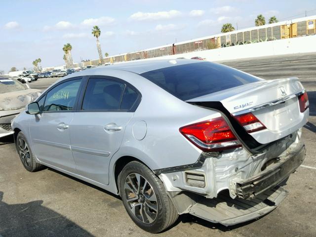 2HGFB2F98DH503302 - 2013 HONDA CIVIC EXL 银色 照片 3