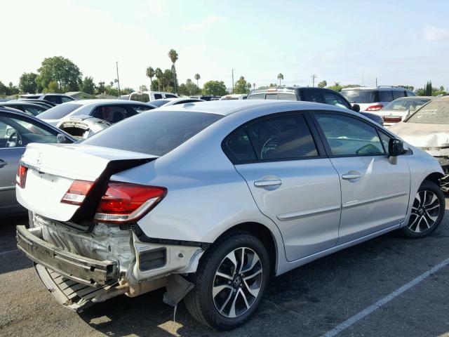 2HGFB2F98DH503302 - 2013 HONDA CIVIC EXL 银色 照片 4