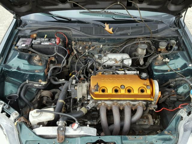 1HGEJ8146YL030201 - 2000 HONDA CIVIC EX GREEN photo 7