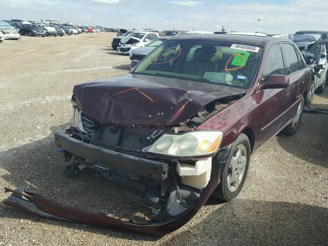 4T1BF28B64U385051 - 2004 TOYOTA AVALON XL MAROON photo 2