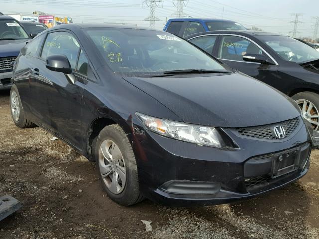 2HGFG3B56DH501008 - 2013 HONDA CIVIC LX BLACK photo 1