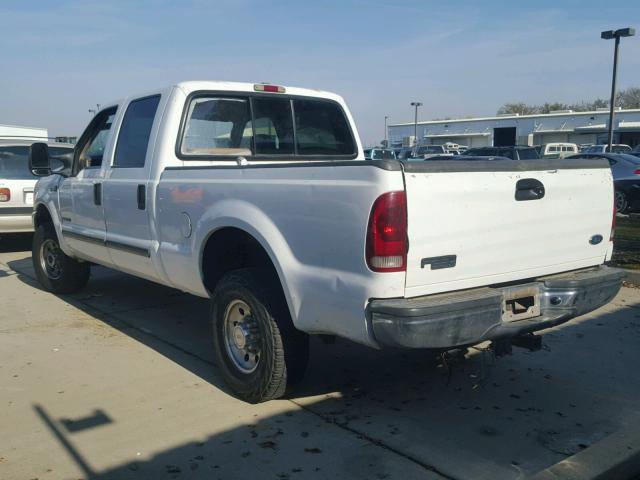 1FTNW21F62EB68136 - 2002 FORD F250 SUPER WHITE photo 3