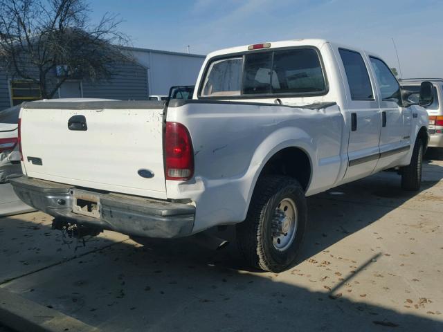 1FTNW21F62EB68136 - 2002 FORD F250 SUPER WHITE photo 4