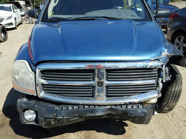 1D4HB48N96F152307 - 2006 DODGE DURANGO SL BLUE photo 7