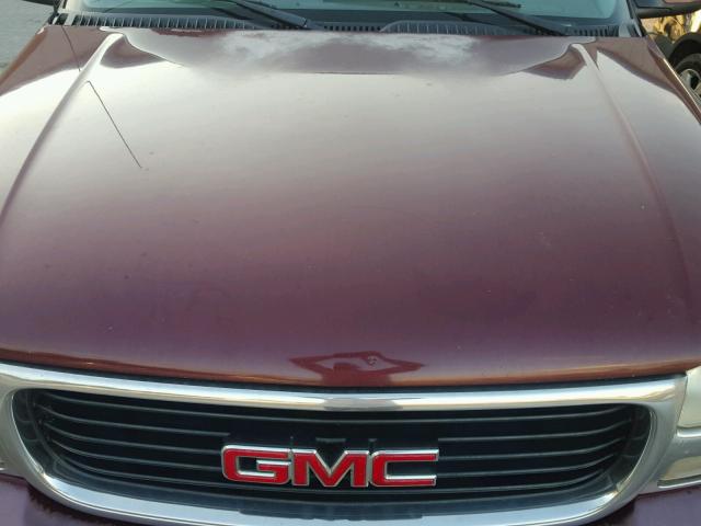 1GKEK13T1YJ139611 - 2000 GMC YUKON BURGUNDY photo 7