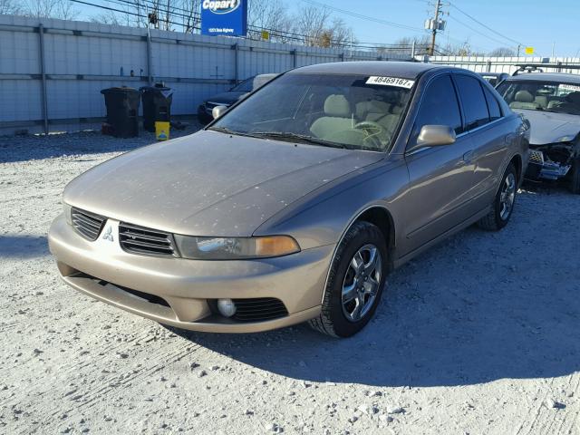 4A3AA46GX3E041429 - 2003 MITSUBISHI GALANT ES TAN photo 2