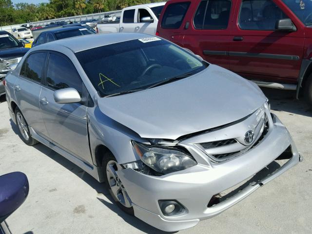 5YFBU4EEXDP141761 - 2013 TOYOTA COROLLA BA SILVER photo 1