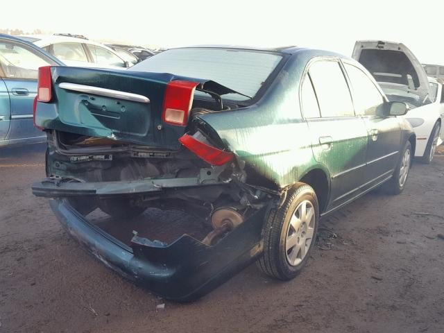 2HGES26712H577359 - 2002 HONDA CIVIC EX 绿色 照片 4