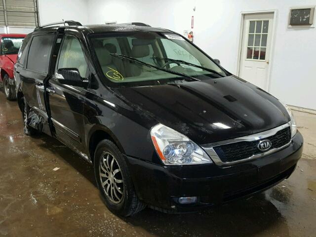 KNDMH4C7XB6370026 - 2011 KIA SEDONA EX BLACK photo 1