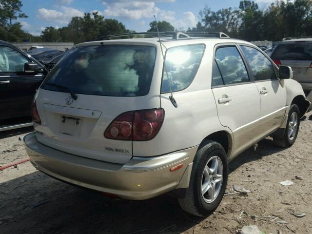 JT6GF10U4Y0069444 - 2000 LEXUS RX 300 WHITE photo 4