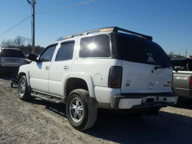 1GNEK13T14R322800 - 2004 CHEVROLET TAHOE K150 WHITE photo 3