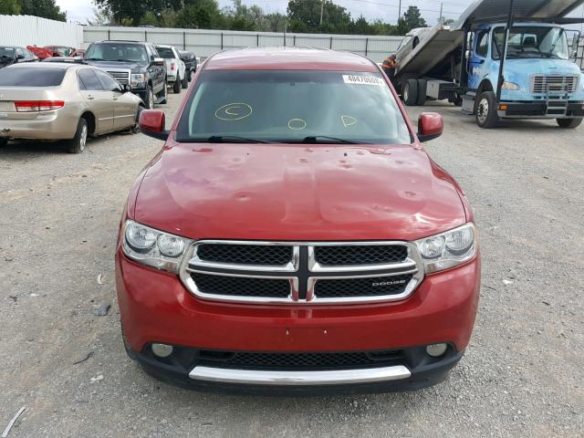 1D4RD2GG1BC632701 - 2011 DODGE DURANGO EX RED photo 9