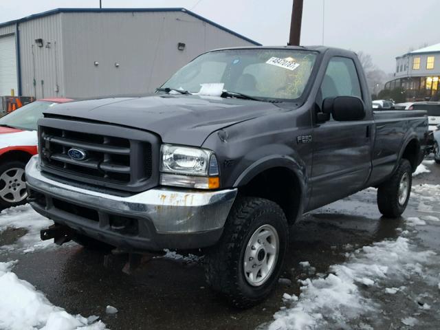 1FTNF21S94ED68640 - 2004 FORD F250 SUPER GRAY photo 2