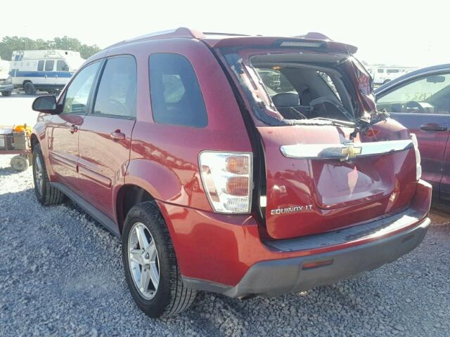 2CNDL63F966202326 - 2006 CHEVROLET EQUINOX LT RED photo 3