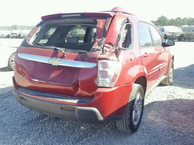 2CNDL63F966202326 - 2006 CHEVROLET EQUINOX LT RED photo 4