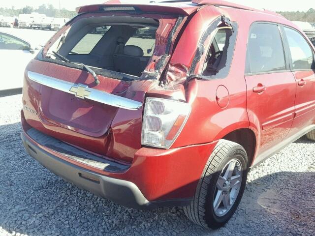 2CNDL63F966202326 - 2006 CHEVROLET EQUINOX LT RED photo 9