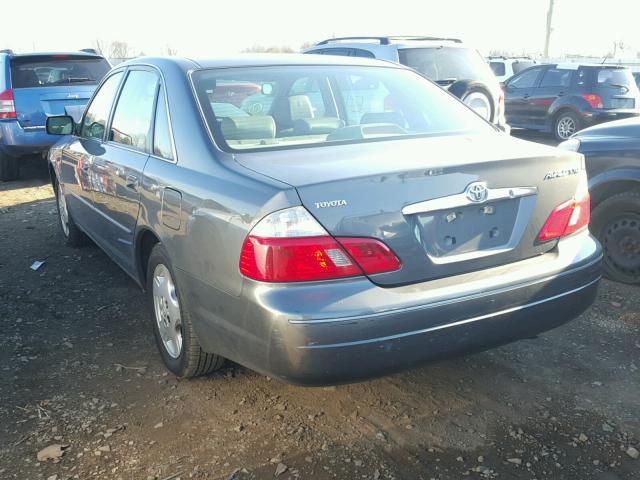 4T1BF28BX4U366163 - 2004 TOYOTA AVALON XL GRAY photo 3