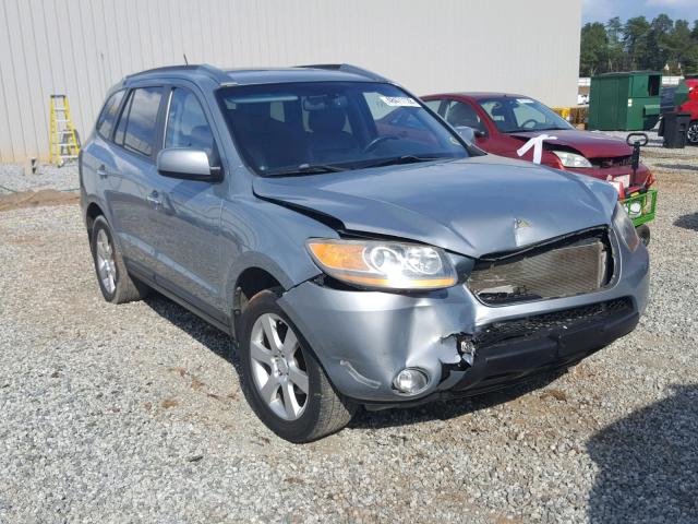 5NMSH73E88H175822 - 2008 HYUNDAI SANTA FE S GRAY photo 1