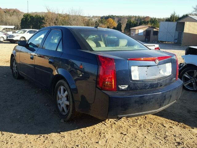 1G6DM56T250231724 - 2005 CADILLAC CTS BLUE photo 3