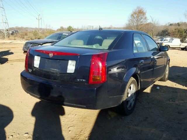 1G6DM56T250231724 - 2005 CADILLAC CTS BLUE photo 4