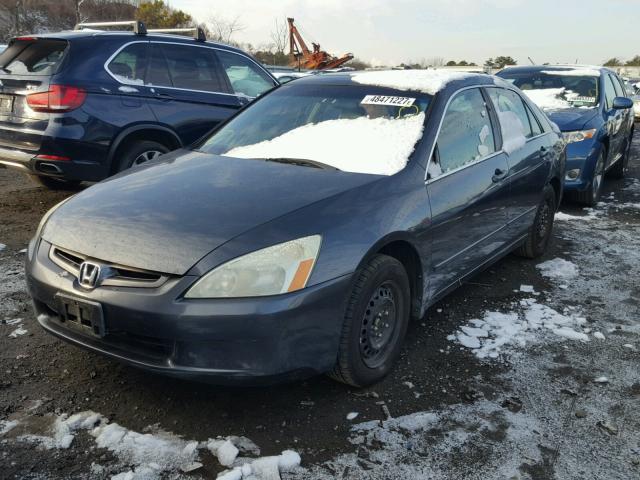 1HGCM66514A028432 - 2004 HONDA ACCORD EX BLUE photo 2