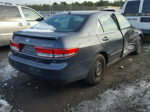 1HGCM66514A028432 - 2004 HONDA ACCORD EX BLUE photo 4