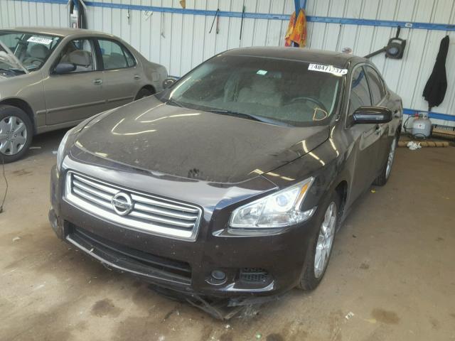 1N4AA5AP0CC804981 - 2012 NISSAN MAXIMA S BROWN photo 2