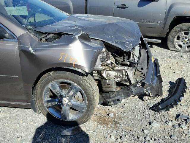 1G1ZC5E12BF397989 - 2011 CHEVROLET MALIBU 1LT 棕色 照片 9