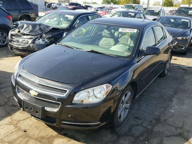 1G1ZC5E12BF153839 - 2011 CHEVROLET MALIBU 1LT BLACK photo 2